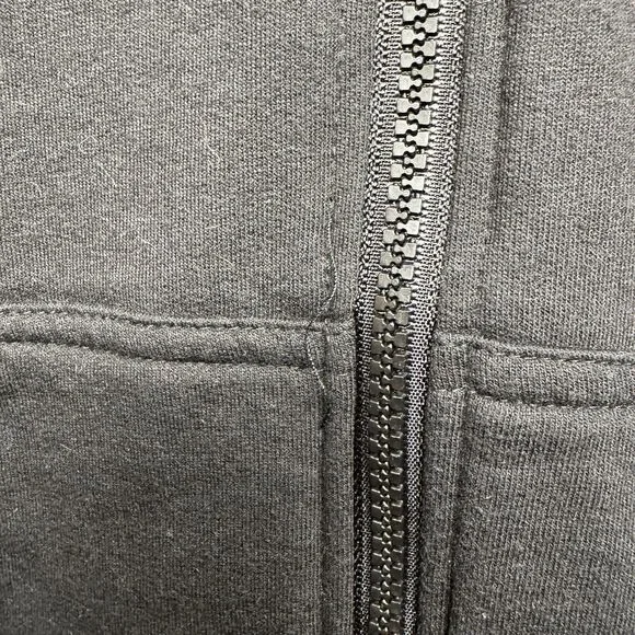 Chicago Bulls Hoodie Women’s Full-Zip Soft Fleece Long-Sleeve Black Large - Picture 5 of 8